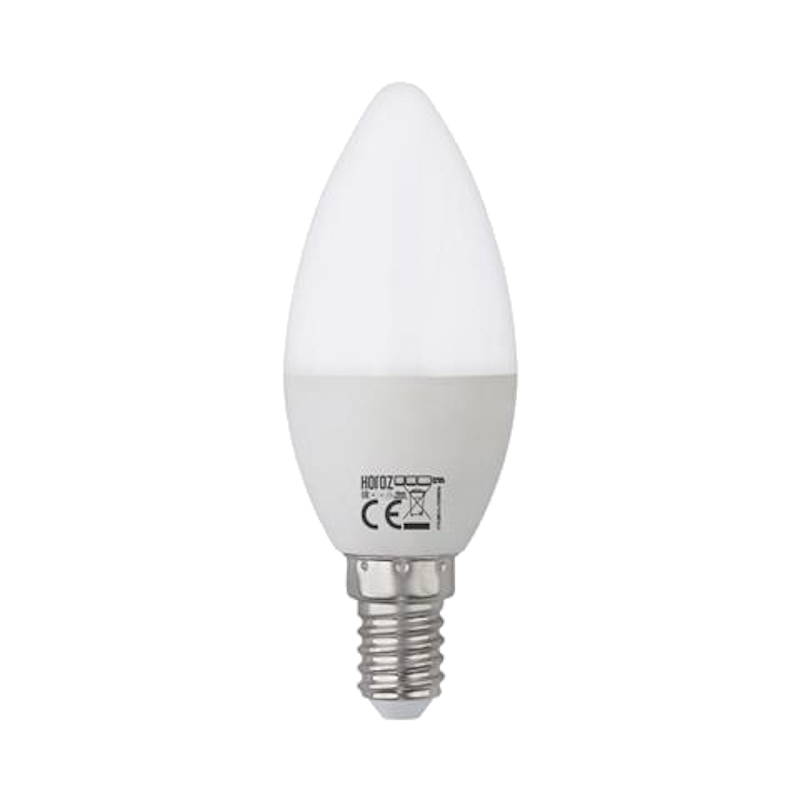 Лампа світлодіодна Horoz Electric C37, 8Вт, E14, 4200К (001-003-0008)